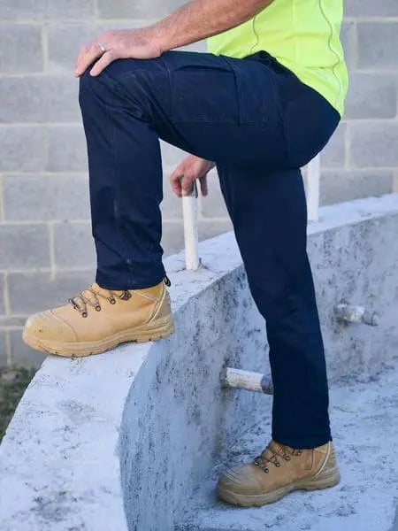 Bisley Stretch Cotton Elastic Waist Cargo Work Pants BPC6029 Metro Workwear.